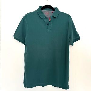 NWT Hudson North Dark Green Collared Polo Shirt